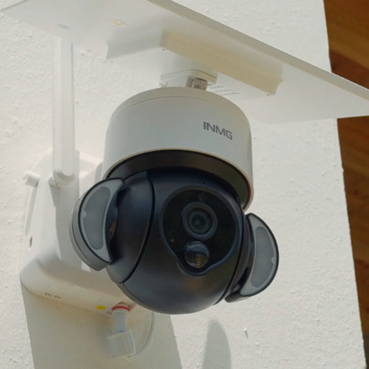 Wireless Solar Camera with Rotating Dome – SolarGuard 360-1-Nora Luxe