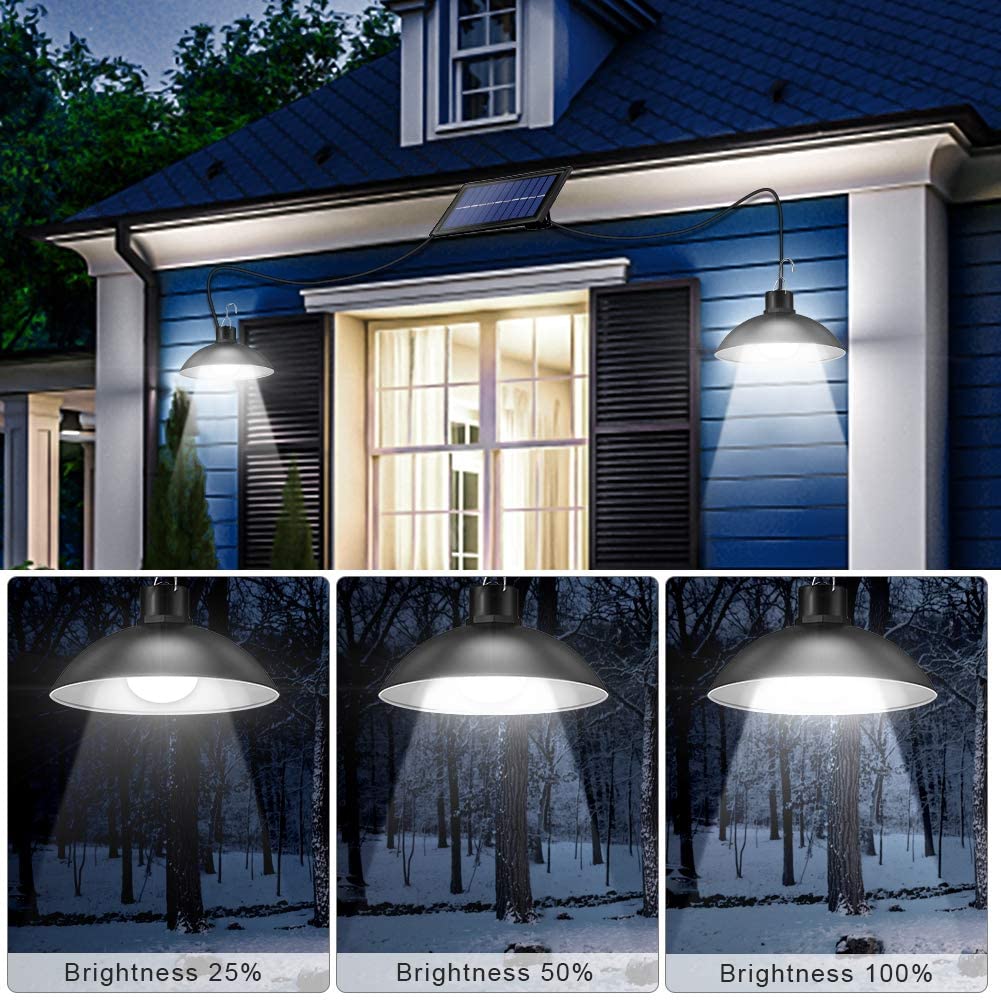 Wireless Solar LED Lamp Set with Remote Control – TwinRay-Nora Luxe