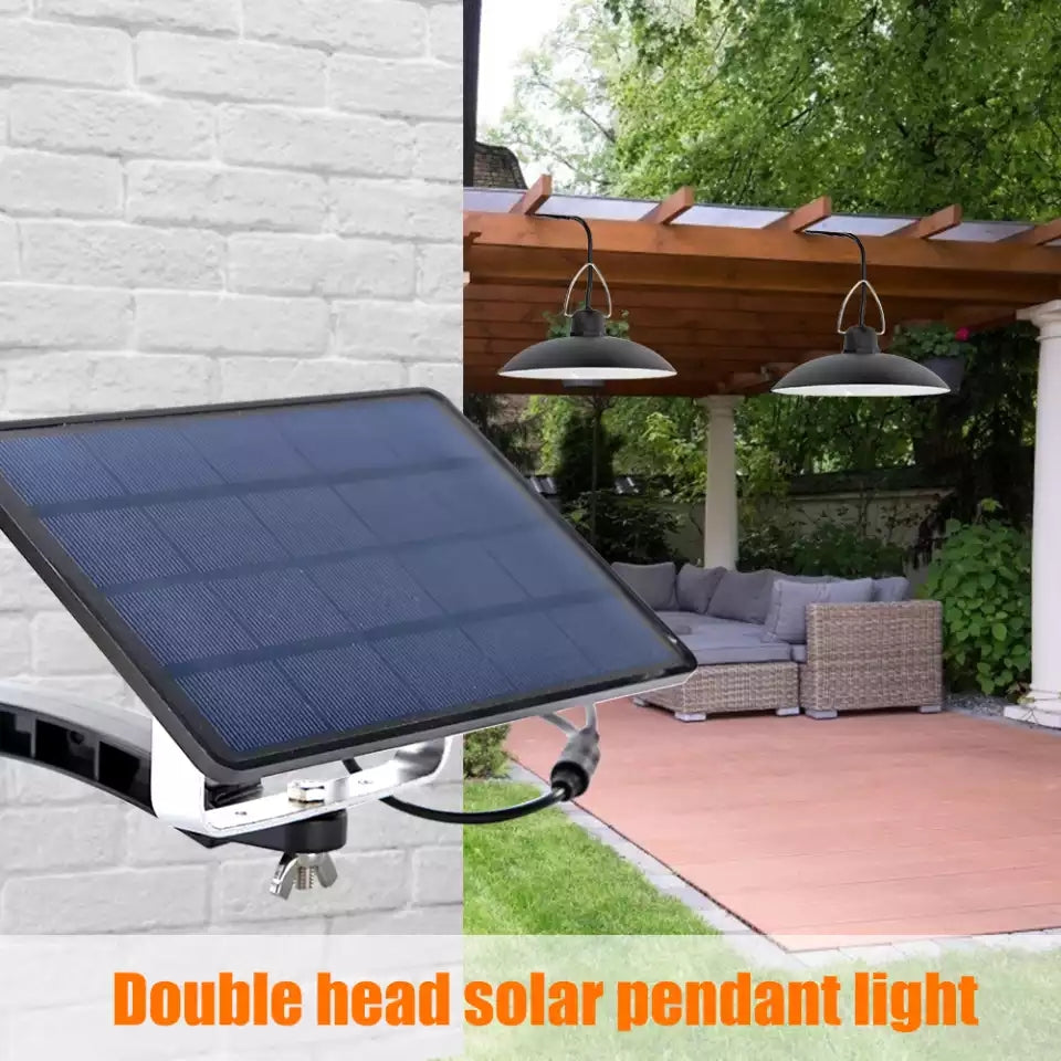 Wireless Solar LED Lamp Set with Remote Control – TwinRay-Nora Luxe