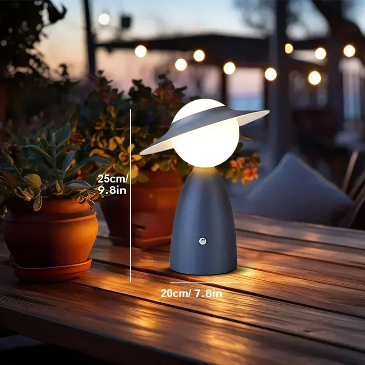 Wireless Table Lamp - LumiCharge-Blue-The Livary