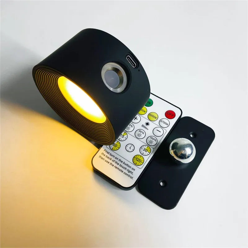 Wireless Wall Lamp - FlexiGlow-White-Touch Control-Nora Luxe