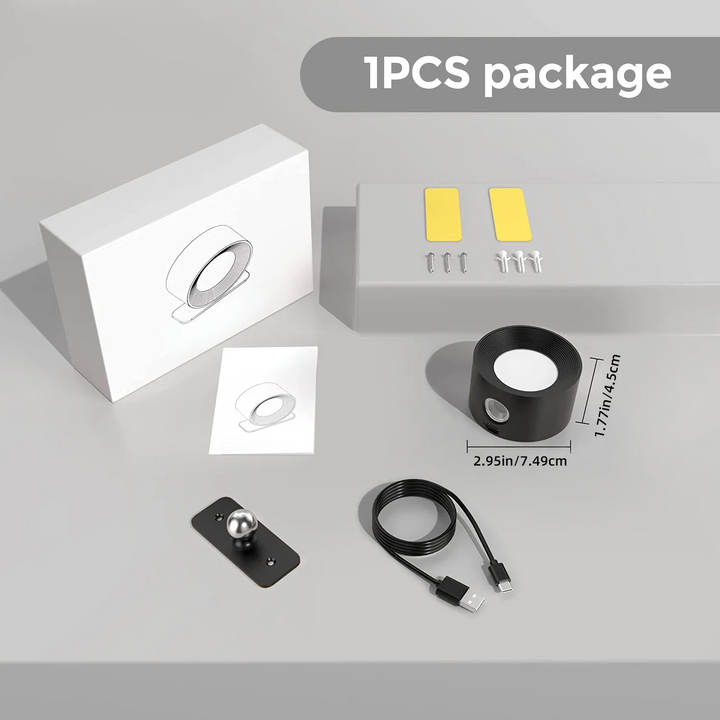 Wireless Wall Lamp - FlexiGlow-White-Touch Control-Nora Luxe