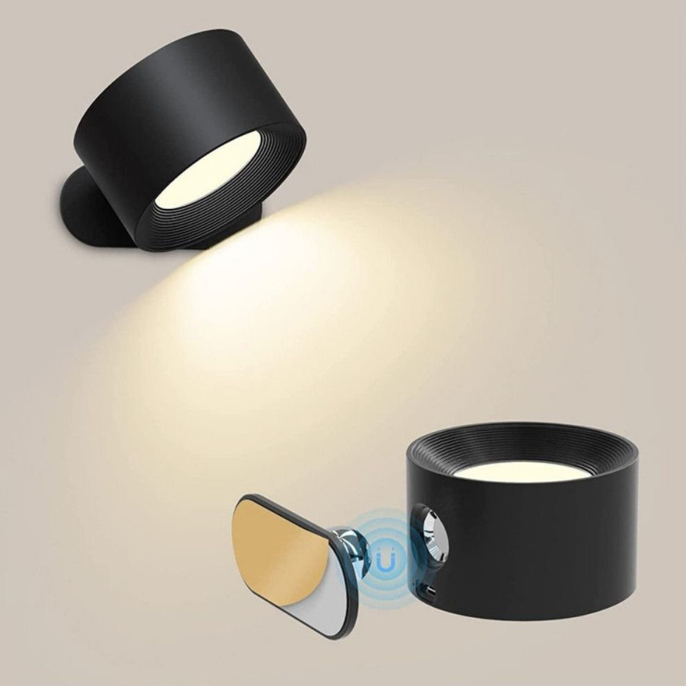 Wireless Wall Lamp - FlexiGlow-White-Touch Control-Nora Luxe
