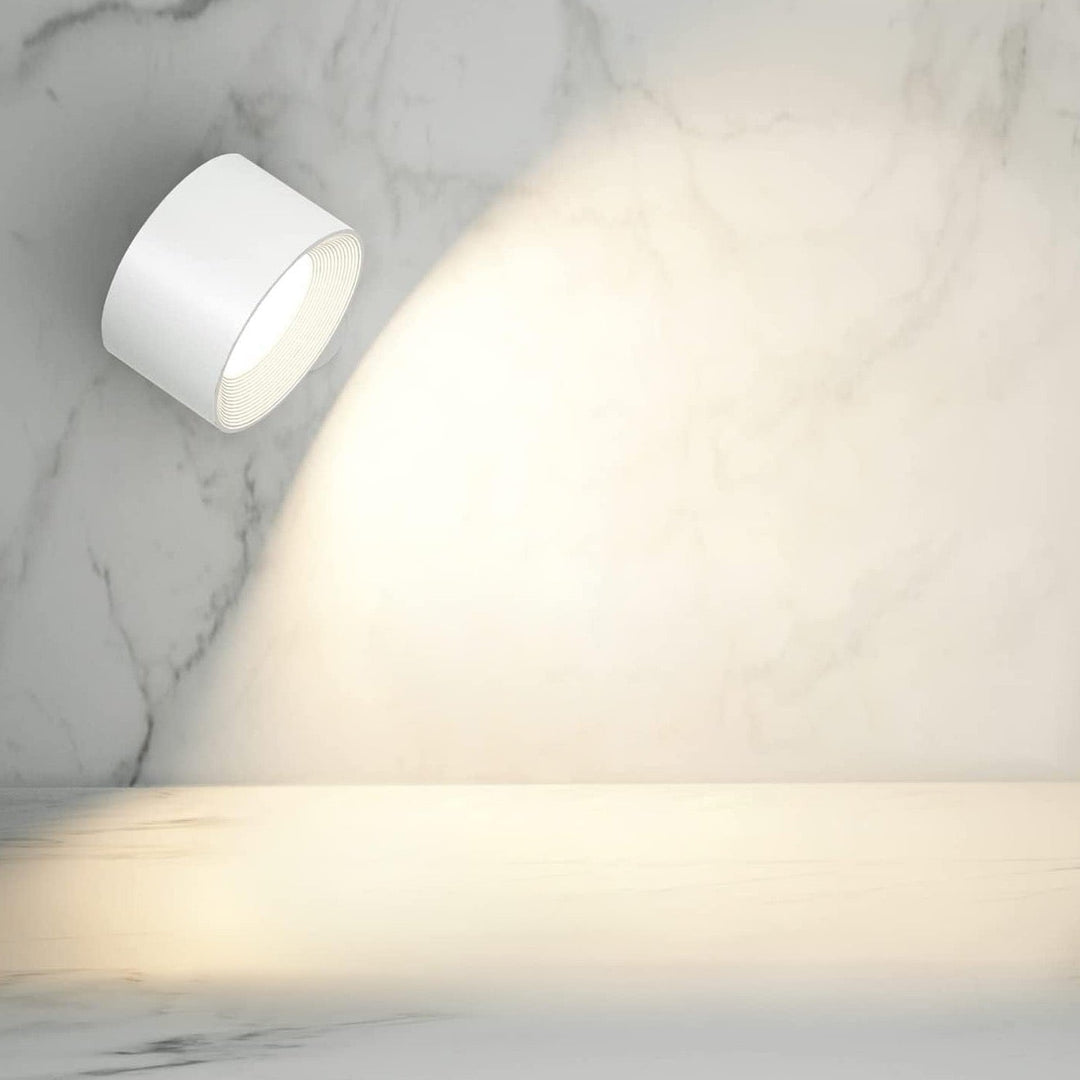 Wireless Wall Lamp - FlexiGlow-White-Touch Control-Nora Luxe