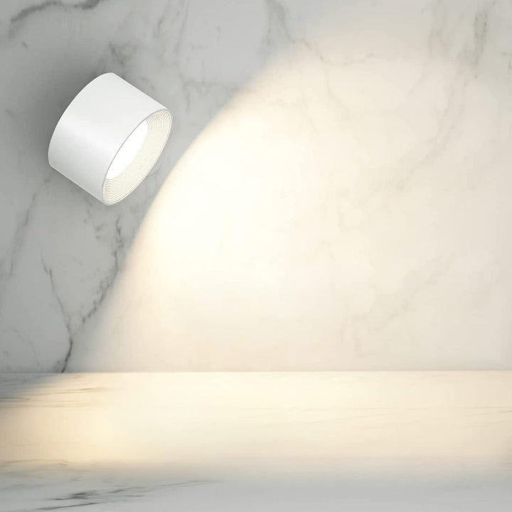 Wireless Wall Lamp - FlexiGlow-White-Touch Control-Nora Luxe