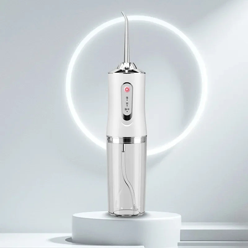 Wireless Water Flosser - FlossMaster-White-Nora Luxe