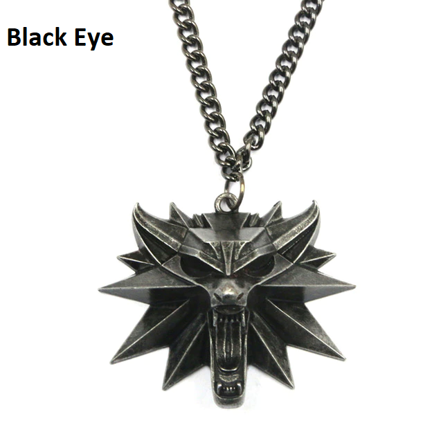 WOLF HUNT LOCKET NECKLACE-Black Eye-Nora Luxe