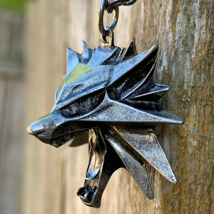 WOLF HUNT LOCKET NECKLACE-Red Eyes-Nora Luxe