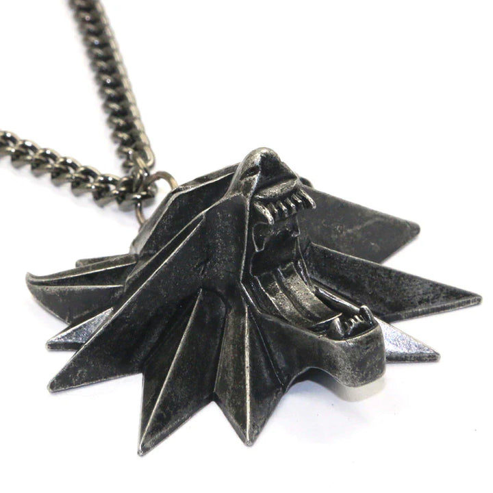 WOLF HUNT LOCKET NECKLACE-Red Eyes-Nora Luxe