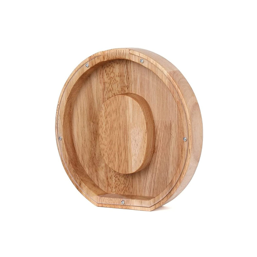 Wooden Alphabet Savings Box - LetterSaver-O-Nora Luxe