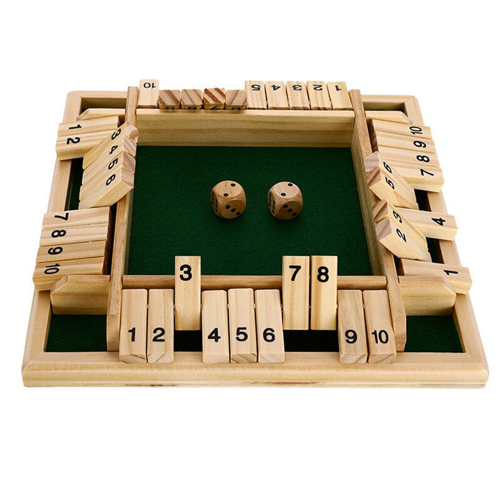 Wooden Dice Board Game - RekenRijk-Nora Luxe