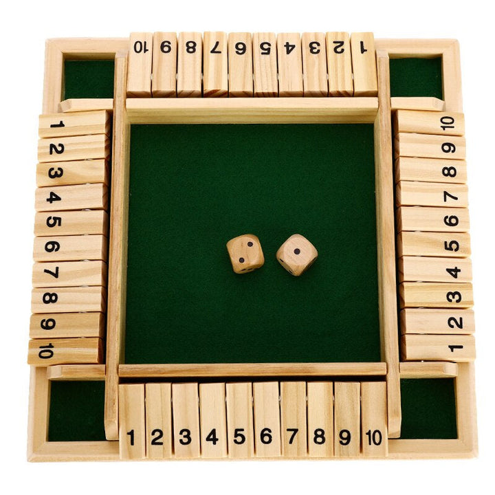 Wooden Dice Board Game - RekenRijk-Nora Luxe