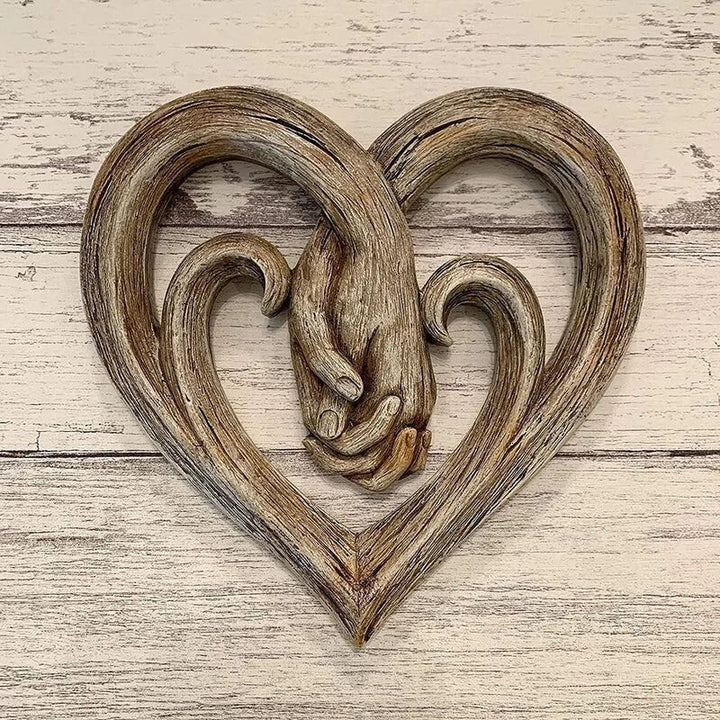 Wooden Heart Wall Decoration - ForeverTouch-Nora Luxe