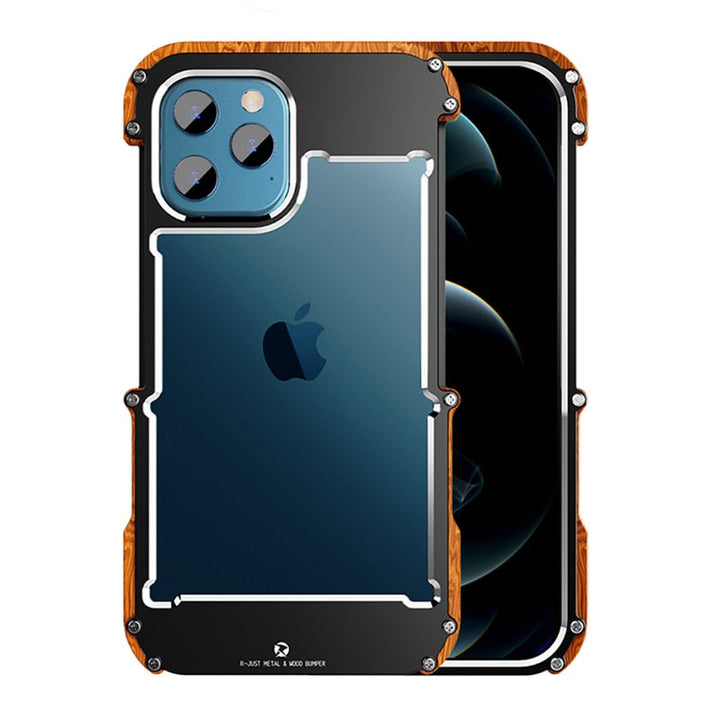Wooden iPhone Case - Arbori-iPhone 12-Nora Luxe