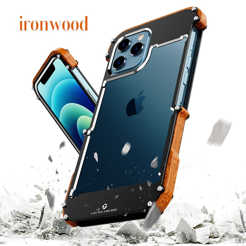 Wooden iPhone Case - Arbori-iPhone 12-Nora Luxe