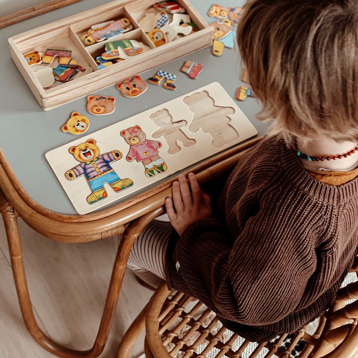 Wooden Puzzle - DressUp Max-Nora Luxe