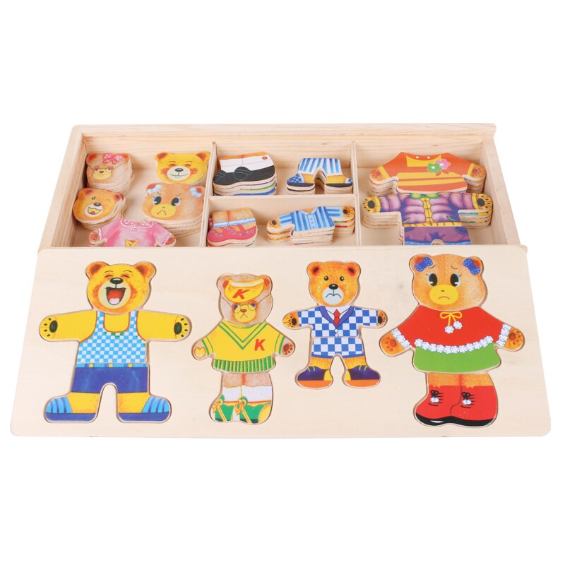 Wooden Puzzle - DressUp Max-Nora Luxe