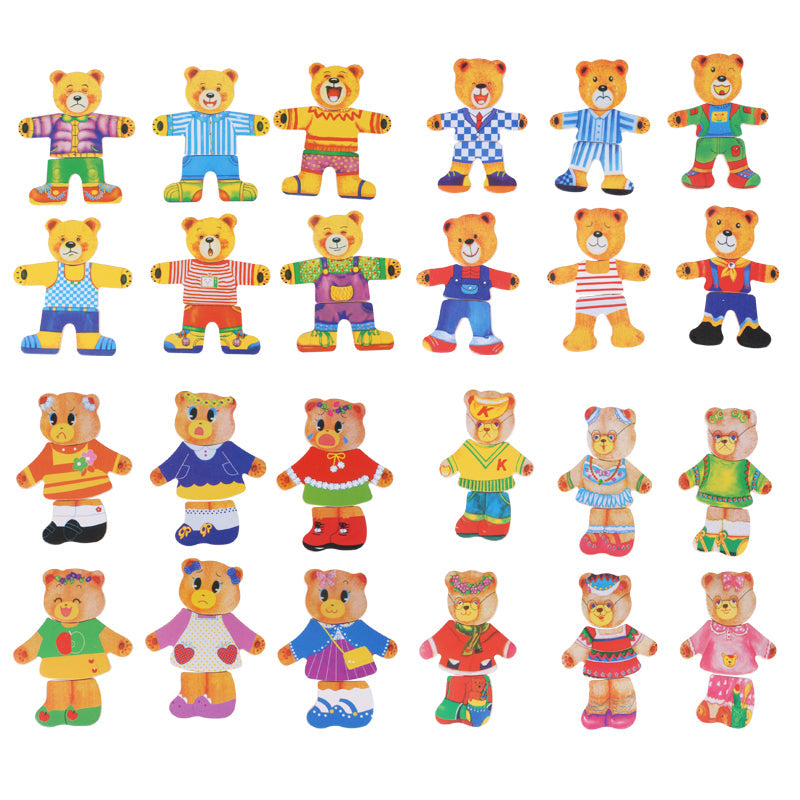 Wooden Puzzle - DressUp Max-Nora Luxe