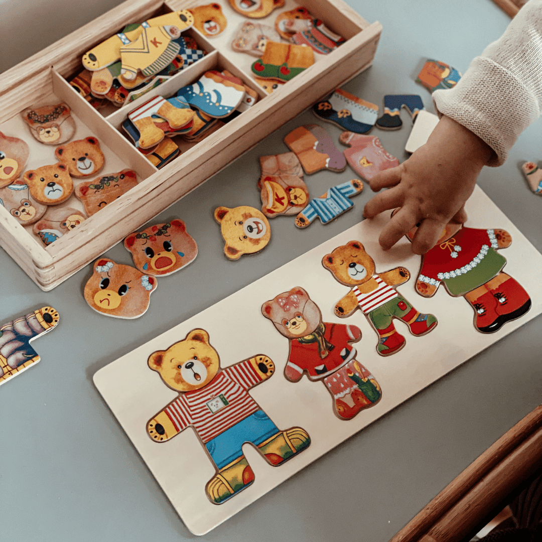 Wooden Puzzle - DressUp Max-Nora Luxe