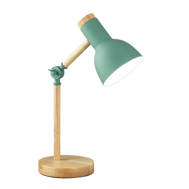 Wooden Scandinavian Table Lamp - LumiNord-Black-Nora Luxe