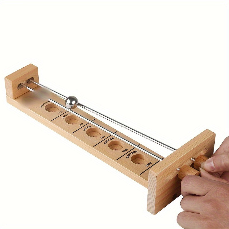 Wooden Stickball Game Space Adventure - SpaceBall Frenzy-Nora Luxe