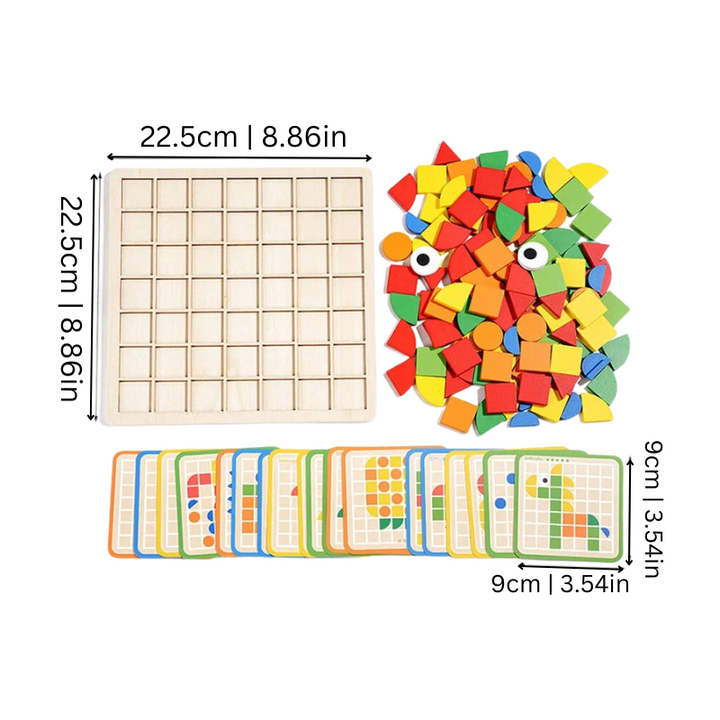 Wooden Toddler Puzzle - EcoPuzzle-Nora Luxe