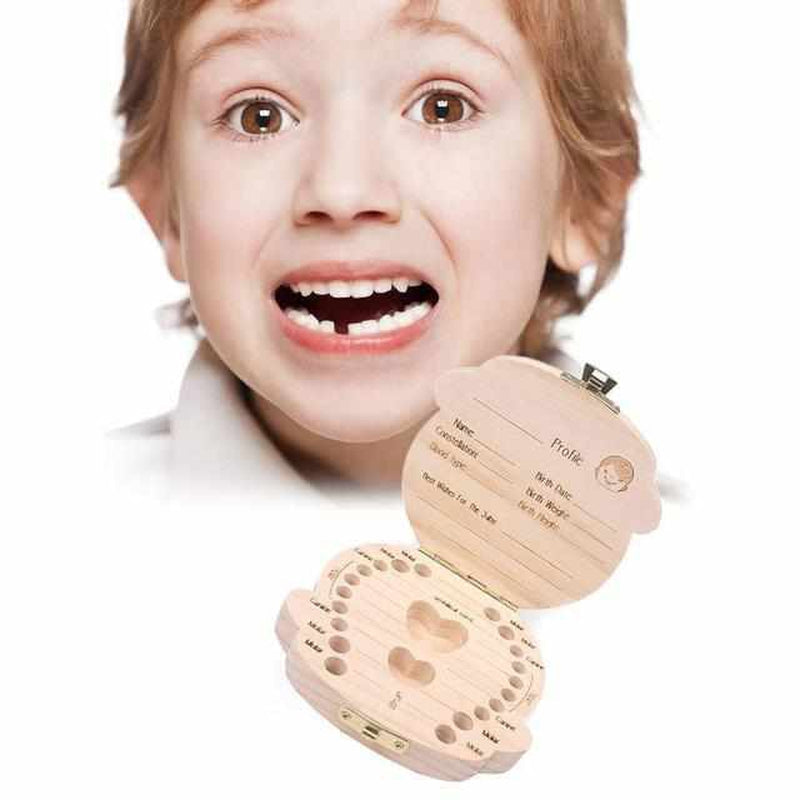 Wooden Tooth Box for Precious Memories - Tooth Treasure (1+1 FREE)-Boy-Nora Luxe