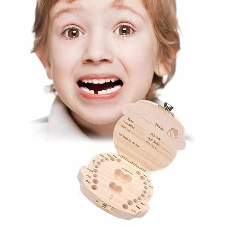 Wooden Tooth Box for Precious Memories - Tooth Treasure (1+1 FREE)-Boy-Nora Luxe