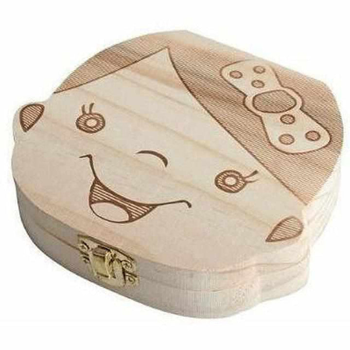 Wooden Tooth Box for Precious Memories - Tooth Treasure (1+1 FREE)-Girl-Nora Luxe