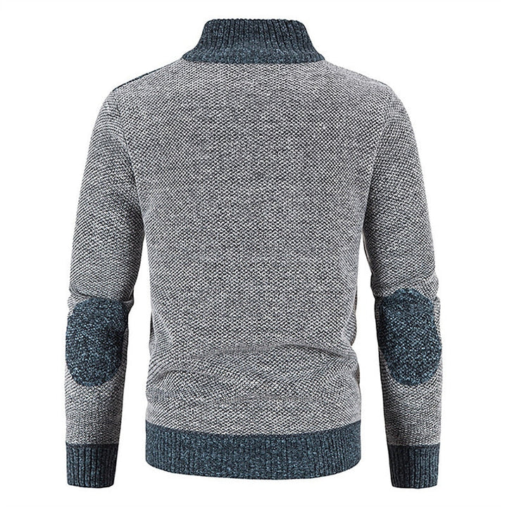 Wool Vest with Zip and Sweater - Leon-Light grey-S-The Livary