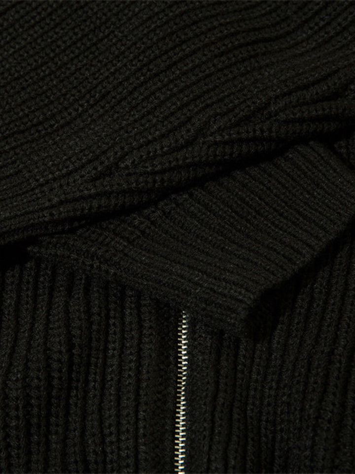 Woven Men's Waistcoat - Gideon-Black-S-Nora Luxe
