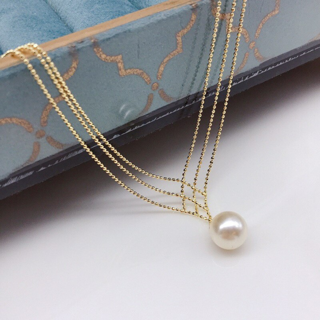 Woven Pearl Necklace - Mariela-Nora Luxe