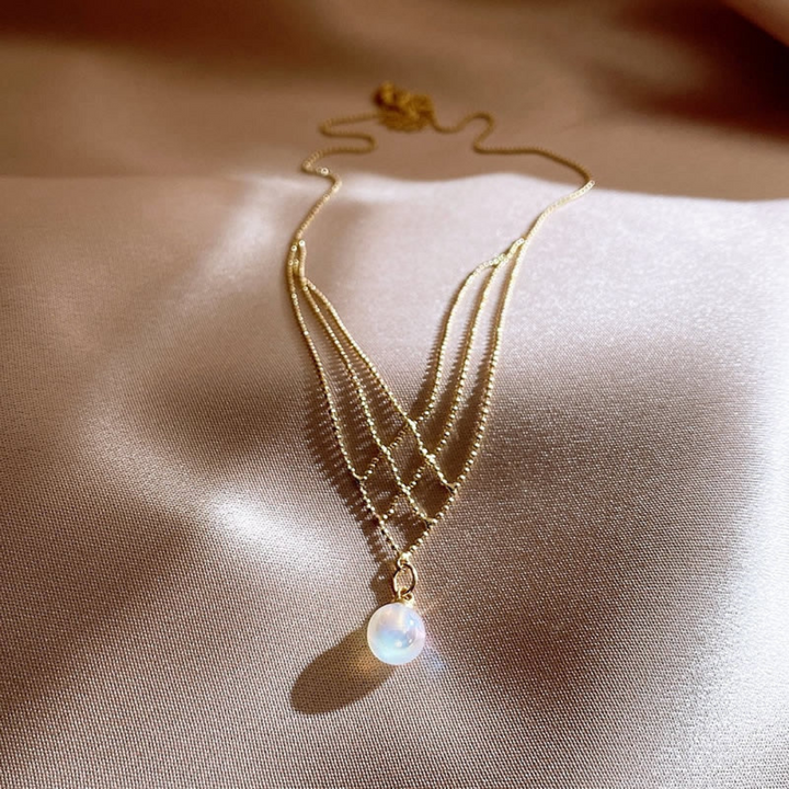 Woven Pearl Necklace - Mariela-Nora Luxe