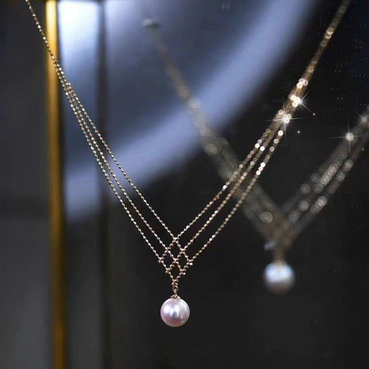 Woven Pearl Necklace - Mariela-Nora Luxe