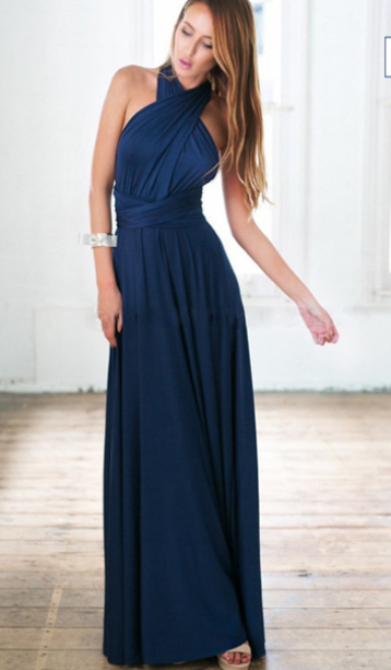 Wrap dress for women – Versatile & transformable with over 50 styling variations – Mira-Brown-S-Nora Luxe