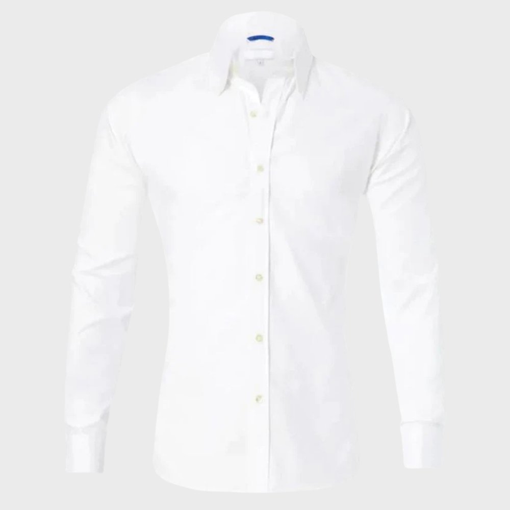 Wrinkle-free Shirt for Men - Milan-Black-XS-Nora Luxe