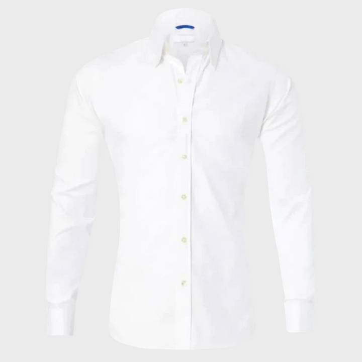 Wrinkle-free Shirt for Men - Milan-Black-XS-Nora Luxe