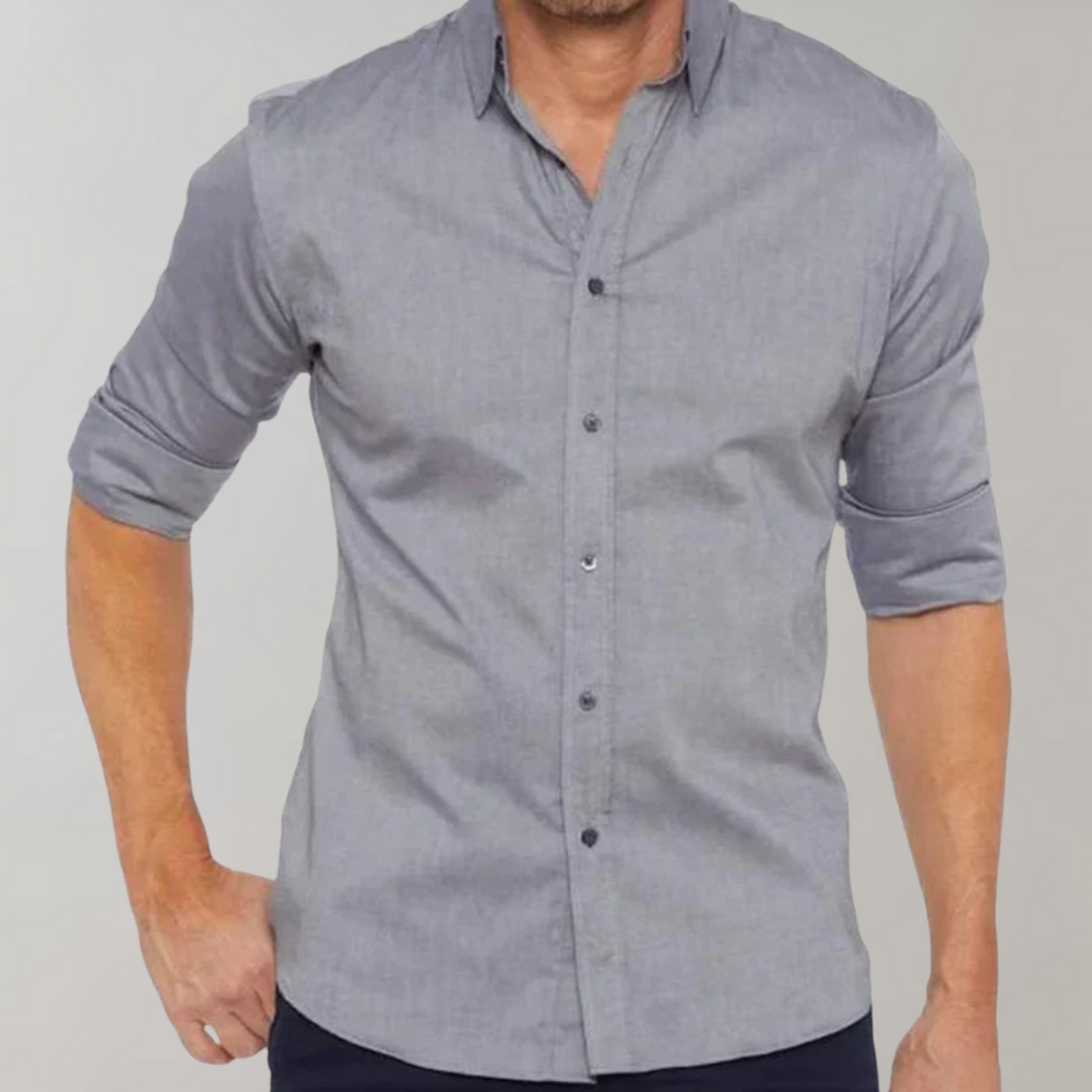 Wrinkle-free Shirt for Men - Milan-Black-XS-Nora Luxe