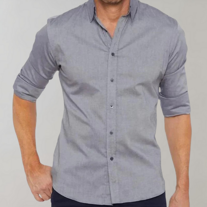 Wrinkle-free Shirt for Men - Milan-Black-XS-Nora Luxe
