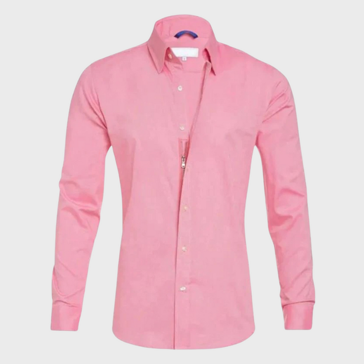 Wrinkle-free Shirt for Men - Milan-Black-XS-Nora Luxe