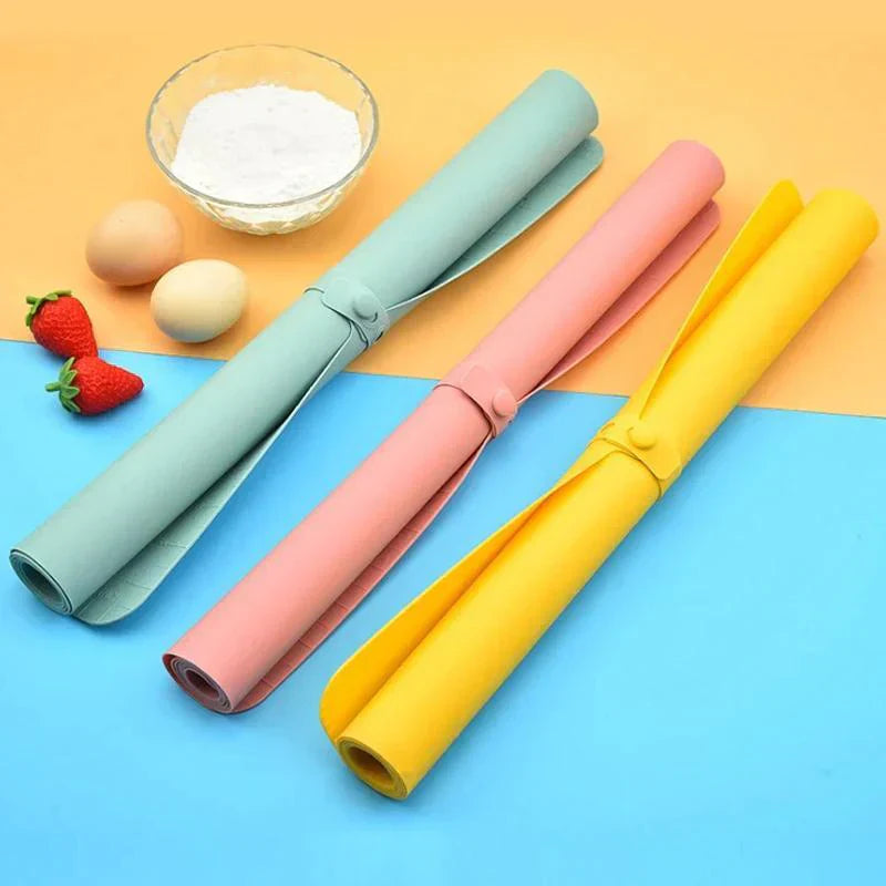 XL Silicone Kitchen Mat - FlexiMat-Green-Nora Luxe