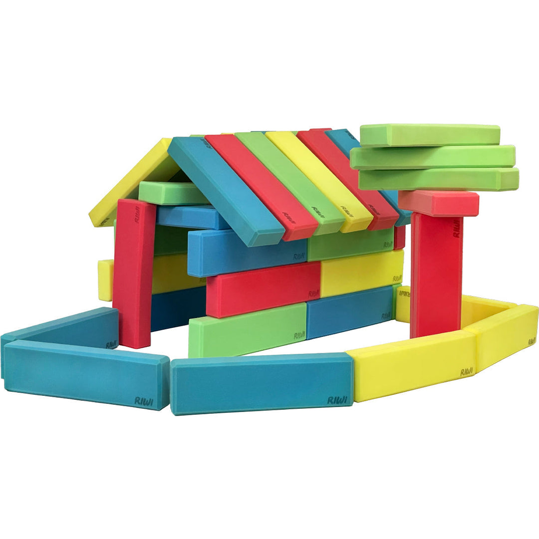 XXL Foam Blocks Building Set – MegaBlocks Playset-12 Blocks-Nora Luxe