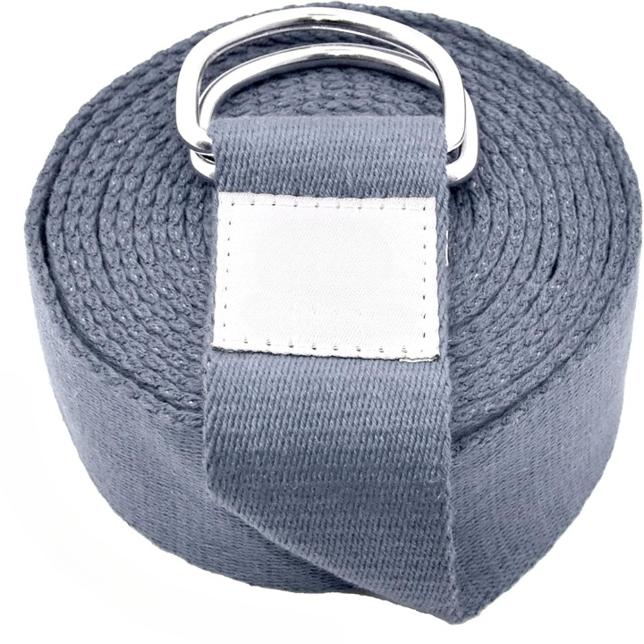 Yoga Band with Adjustable D-Ring Buckle-Pink-70.87 in-Nora Luxe