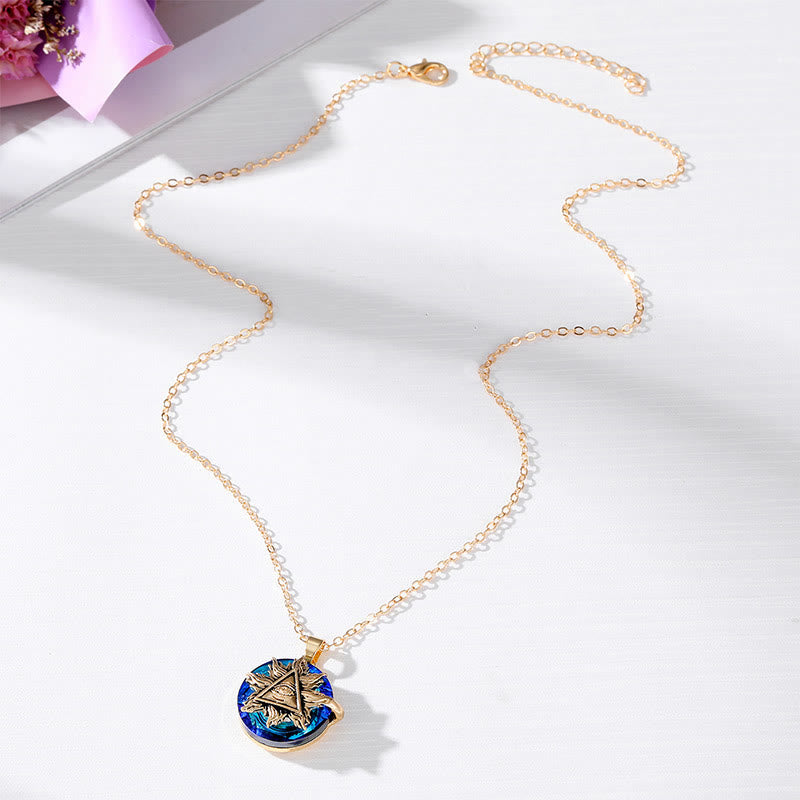 "You will always be protected" - Evil Eye Necklace-Evil eye#Sun-Nora Luxe