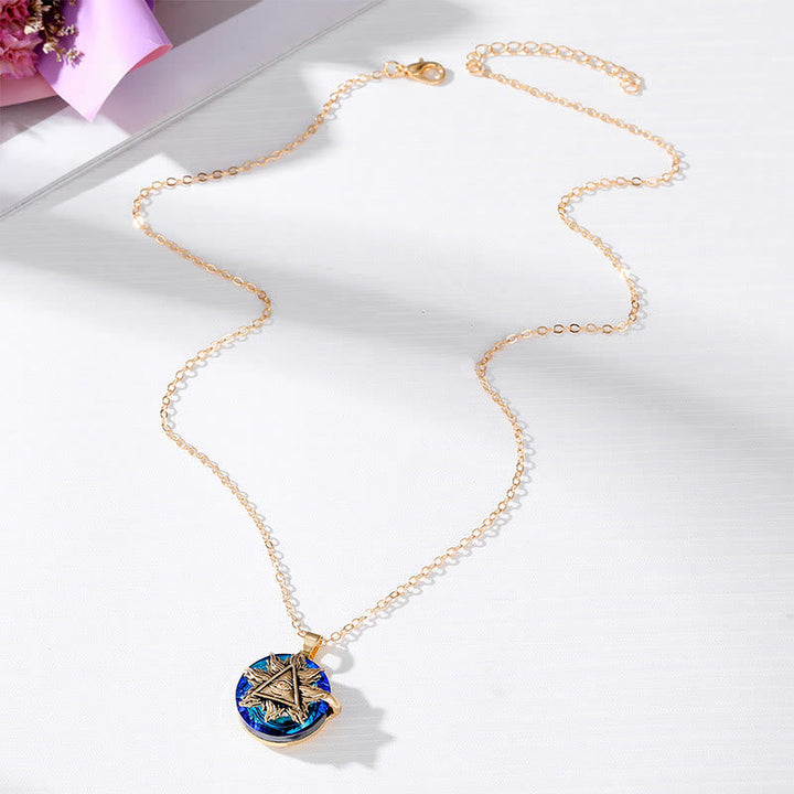 "You will always be protected" - Evil Eye Necklace-Evil eye#Sun-Nora Luxe