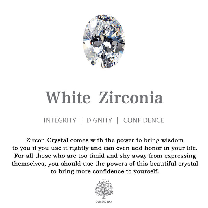 Zirconia Gold-Plated Tarot Drop Pendant Necklace - Amara-The Empress-Nora Luxe