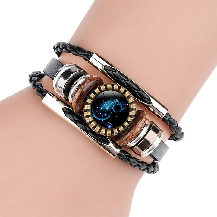 Zodiac Retro Bracelet - Lyra-Aquarius-Nora Luxe