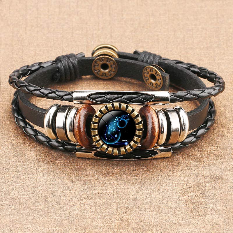 Zodiac Retro Bracelet - Lyra-Aquarius-Nora Luxe