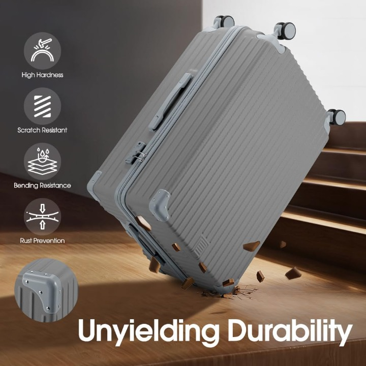 ABS Hard Shell Luggage with Spinner Wheels & TSA Lock