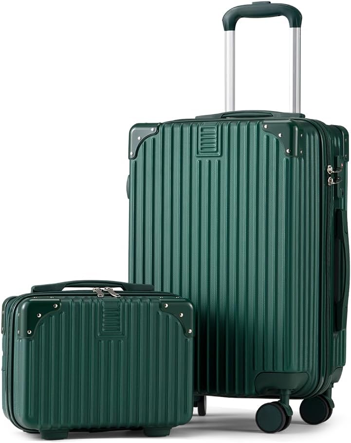 ABS Hard Shell Luggage with Spinner Wheels & TSA Lock